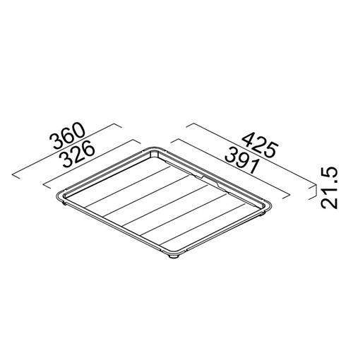 Zomodo Black Pearl | Drainer Tray Accessory